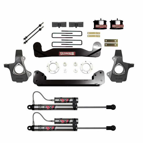 Skyjacker 14-18 GMC Silverado 1500 4in Suspension Lift Kit W/ ADX 2.0 Remote Reservoir Shocks - C14460PK-X