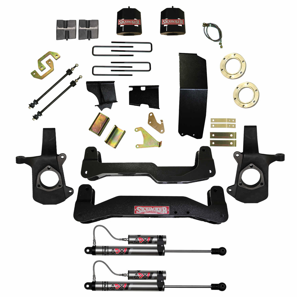 Skyjacker 14-18 GMC Silverado 1500 6-7in Suspension Lift Kit W/ ADX 2.0 Remote Reservoir Shocks. - C14660PK-X