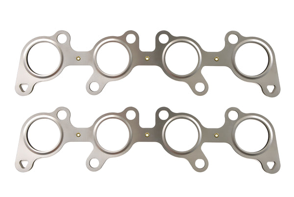 Cometic 11+ 5.0L Coyote .030 inch MLS Exhaust Gaskets (Pair) - C5392-030 for 2011-2023 Ford Mustang - front view