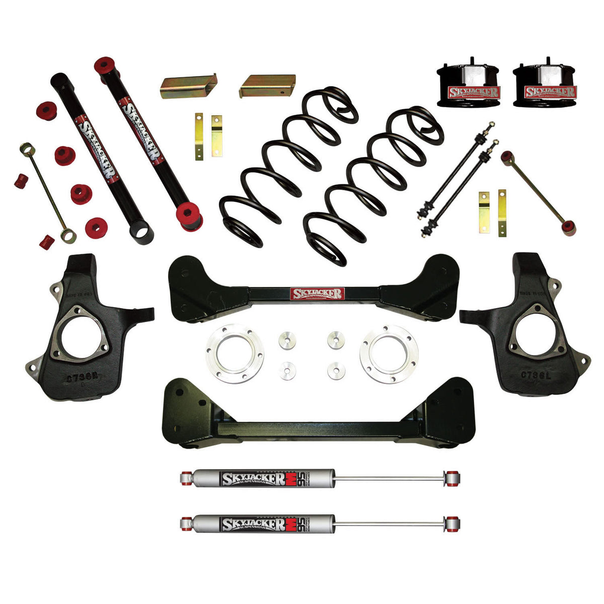 Skyjacker 4"KT,07-13 GM SUV,SPCR,4MON - C7360SK-M