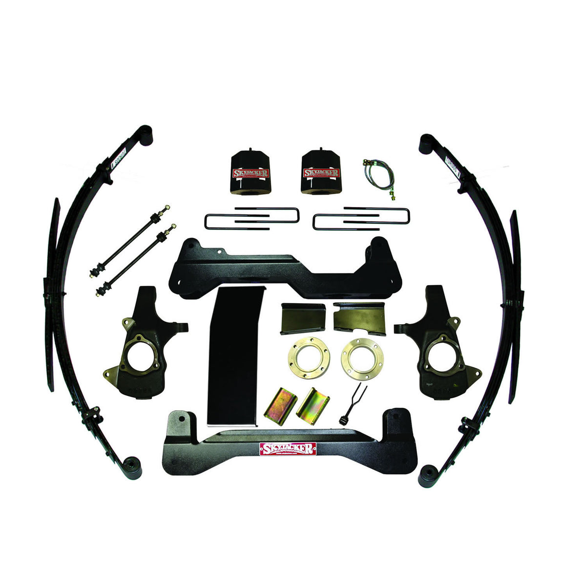 Skyjacker 6"SYS,07-09K1500,SPCR,BLK M - C7660PKS-B