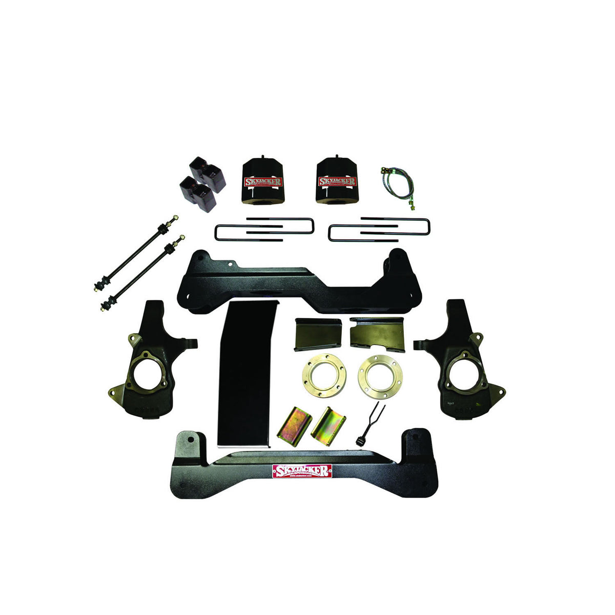Skyjacker 6"KIT,07-09K1500,SPCR,BLK M - C7660PK-B
