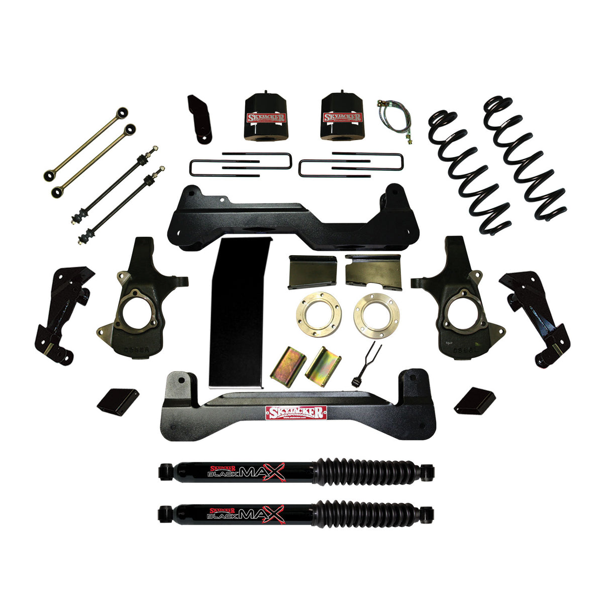 Skyjacker 6"SYS,07-09SUV,SPCR,BLK MAX - C7660SK-B