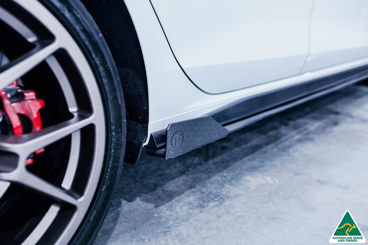 Flow Designs - MK8 Golf GTI Side Skirt Splitter Winglets (Pair)