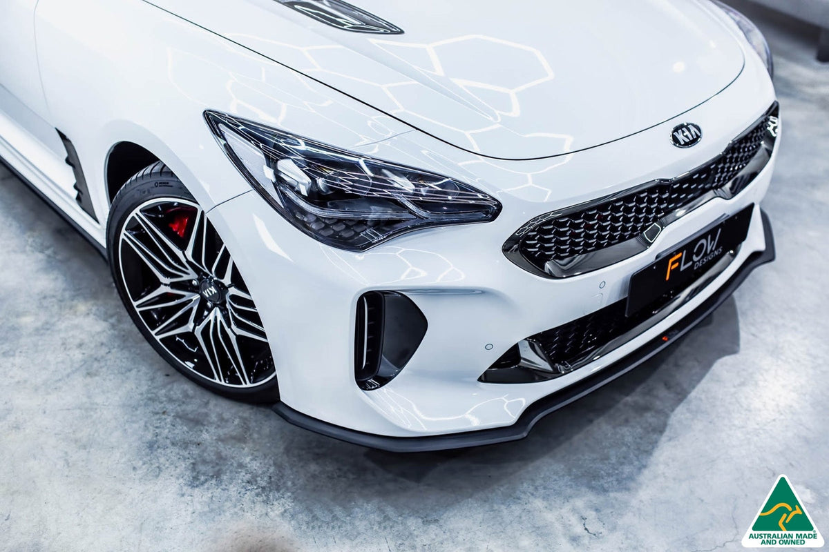 Flow Designs - Stinger CK GT 2021-2023 Front Lip Splitter &amp; Bumper Reinforcement Brackets