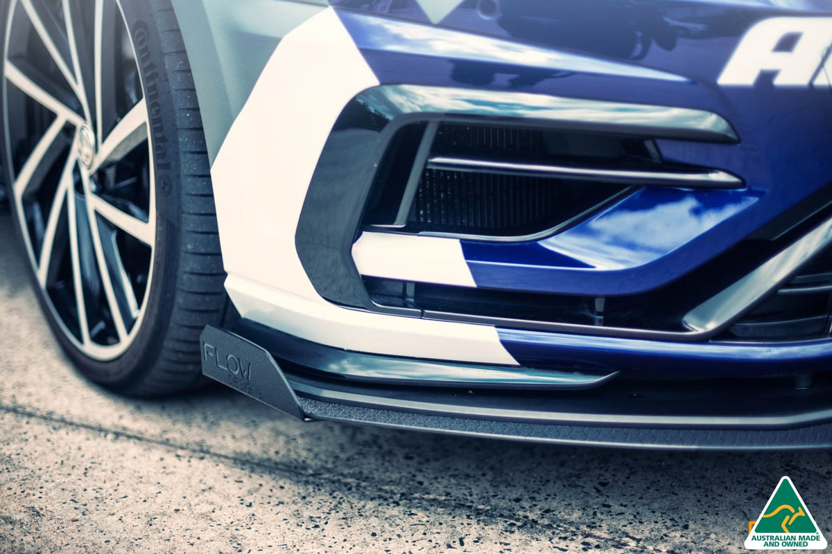 Flow Designs - MK7.5 Golf R Front Lip Splitter