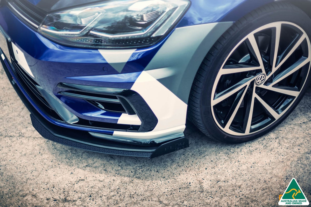 Flow Designs - MK7.5 Golf R Front Lip Splitter