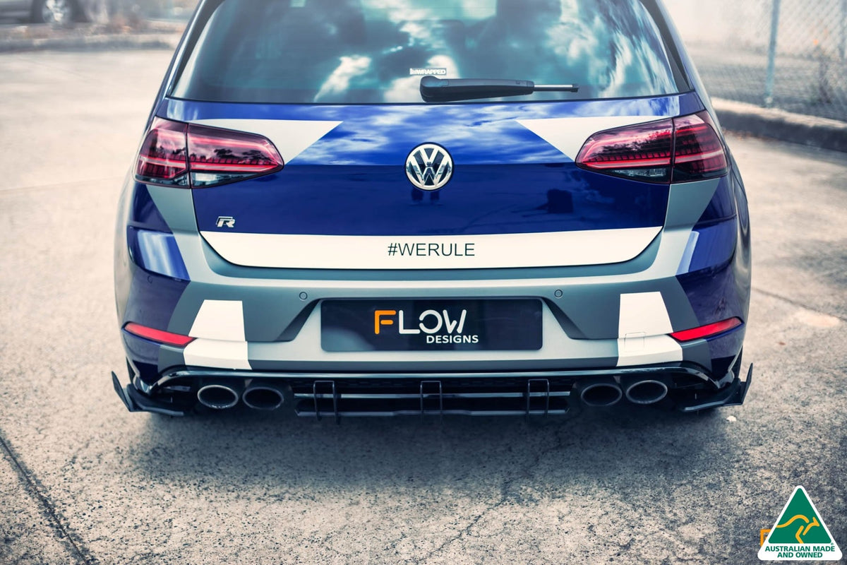 Flow Designs - MK7.5 Golf R Flow-Lock Rear Diffuser