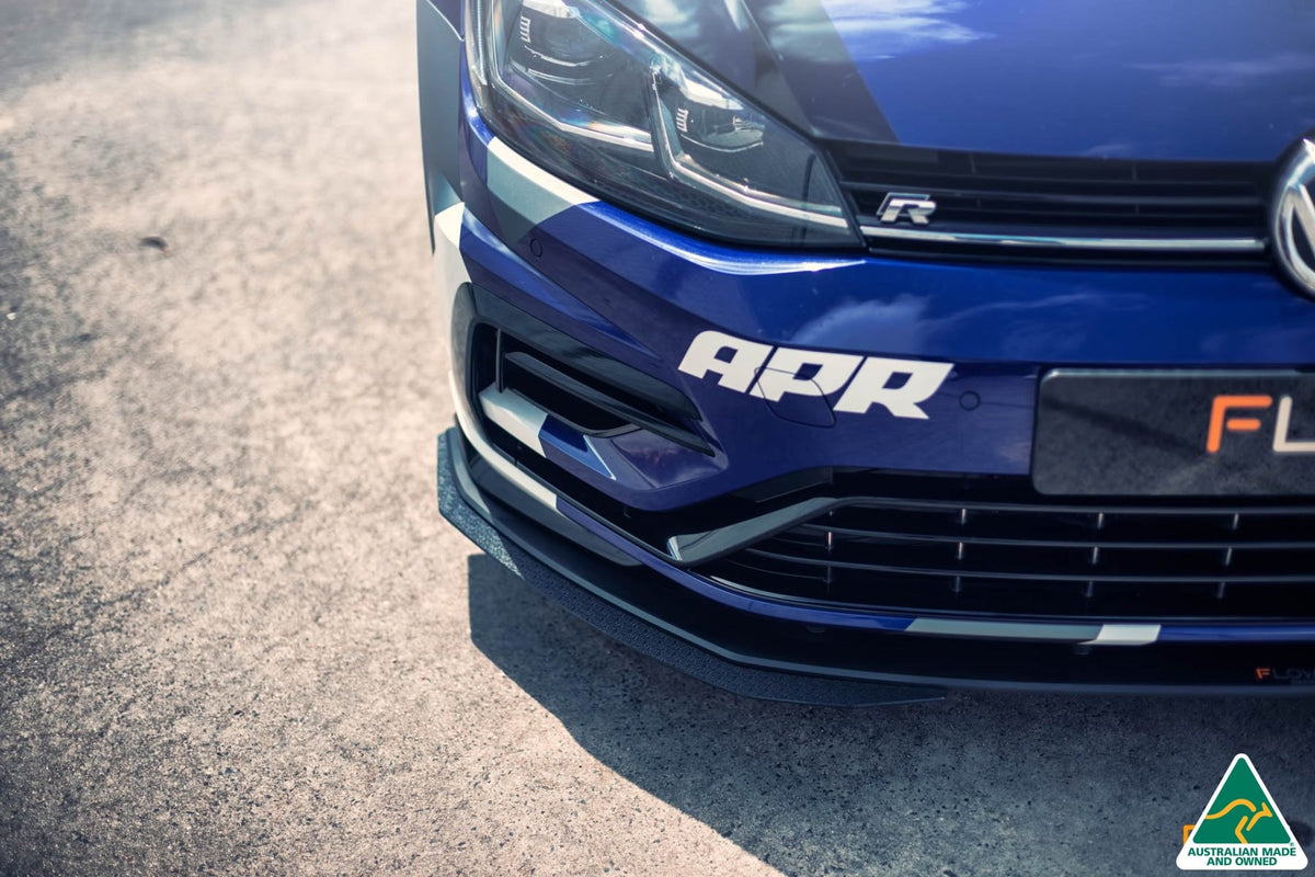 Flow Designs - MK7.5 Golf R Front Lip Splitter Extensions (Pair)
