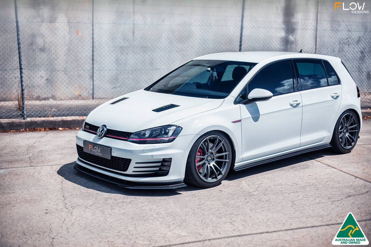Flow Designs - MK7 Golf GTI Side Skirt Splitters V3 (Pair)