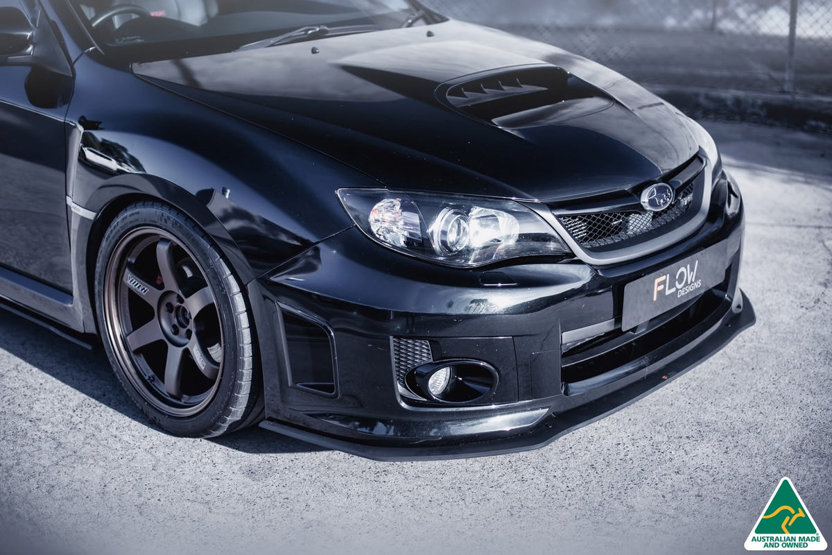 Flow Designs - Impreza WRX / STI G3 Sedan FL Front Lip Splitter