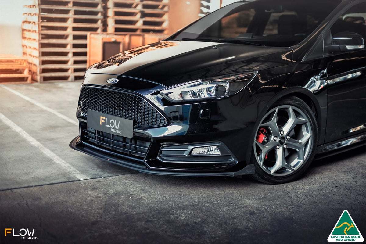 Flow Designs - MK3.5 Focus ST (Facelift) Front Lip Splitter (2 Piece)