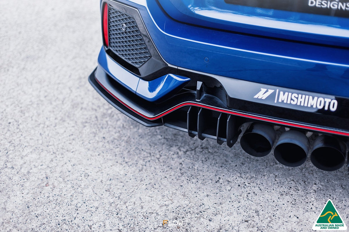 Flow Designs - FK8 Civic Type R Flow-Lock Rear Diffuser