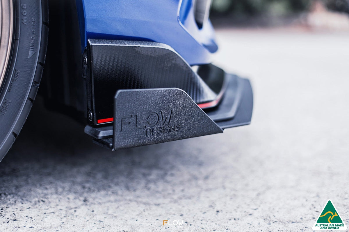 Flow Designs - FK8 Civic Type R Front Lip Splitter