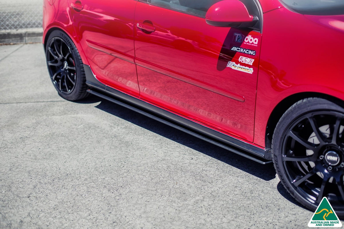 Flow Designs - MK5 Golf GTI Side Skirt Splitters (Pair)