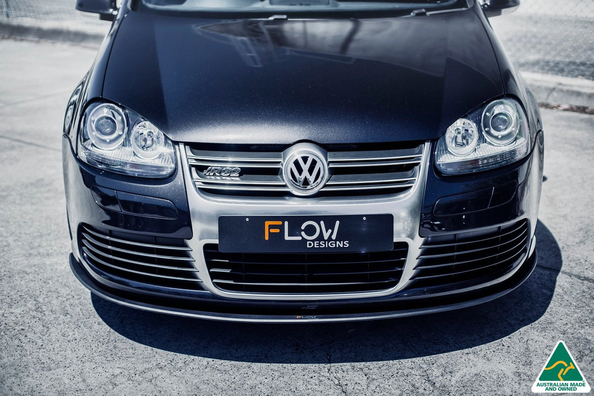 Flow Designs - MK5 Golf R32 Front Lip Splitter