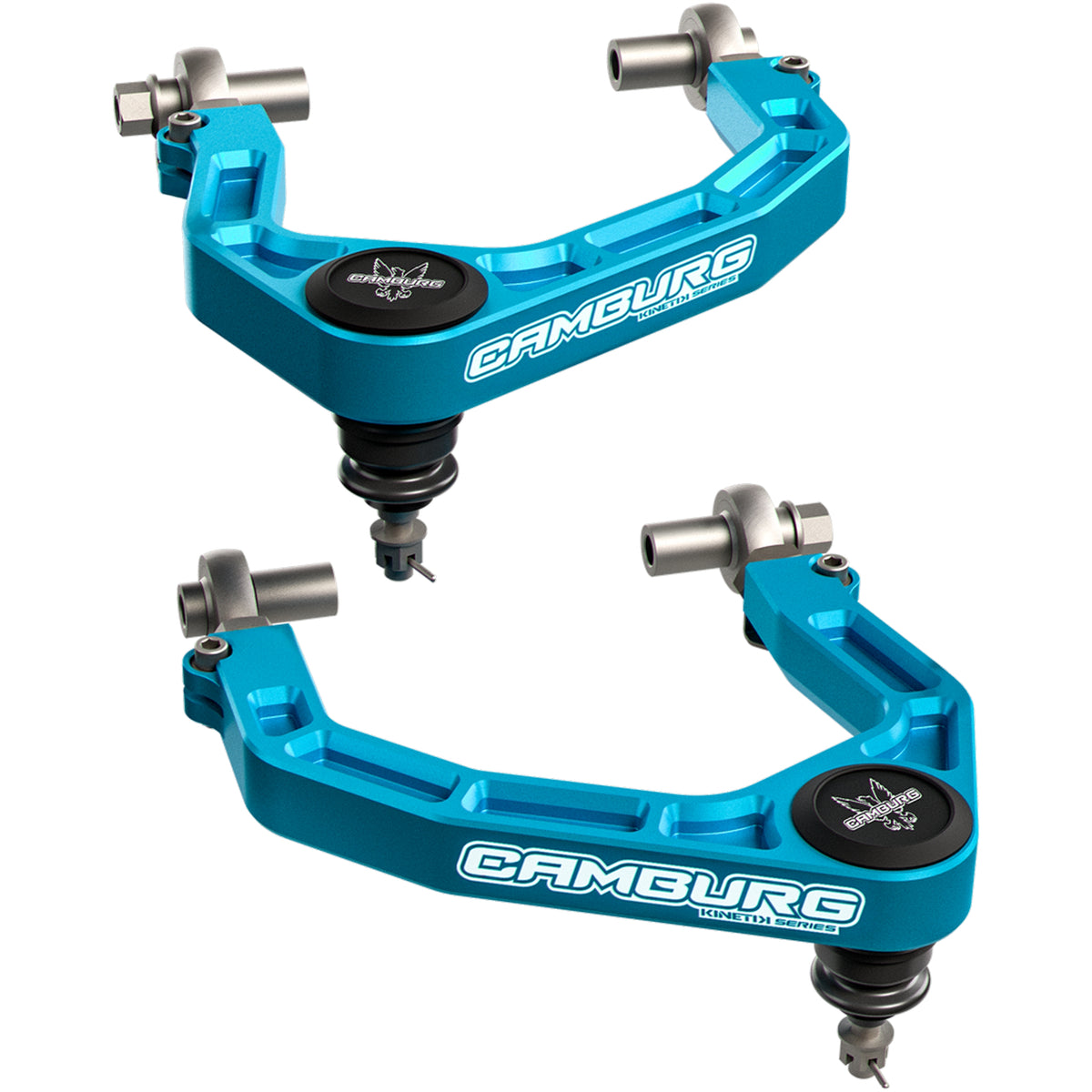 Camburg 21-25 Ford Bronco KINETIK Performance Billet X-Joint XL Upper Arms (Blue) - CAM-110236-BLU