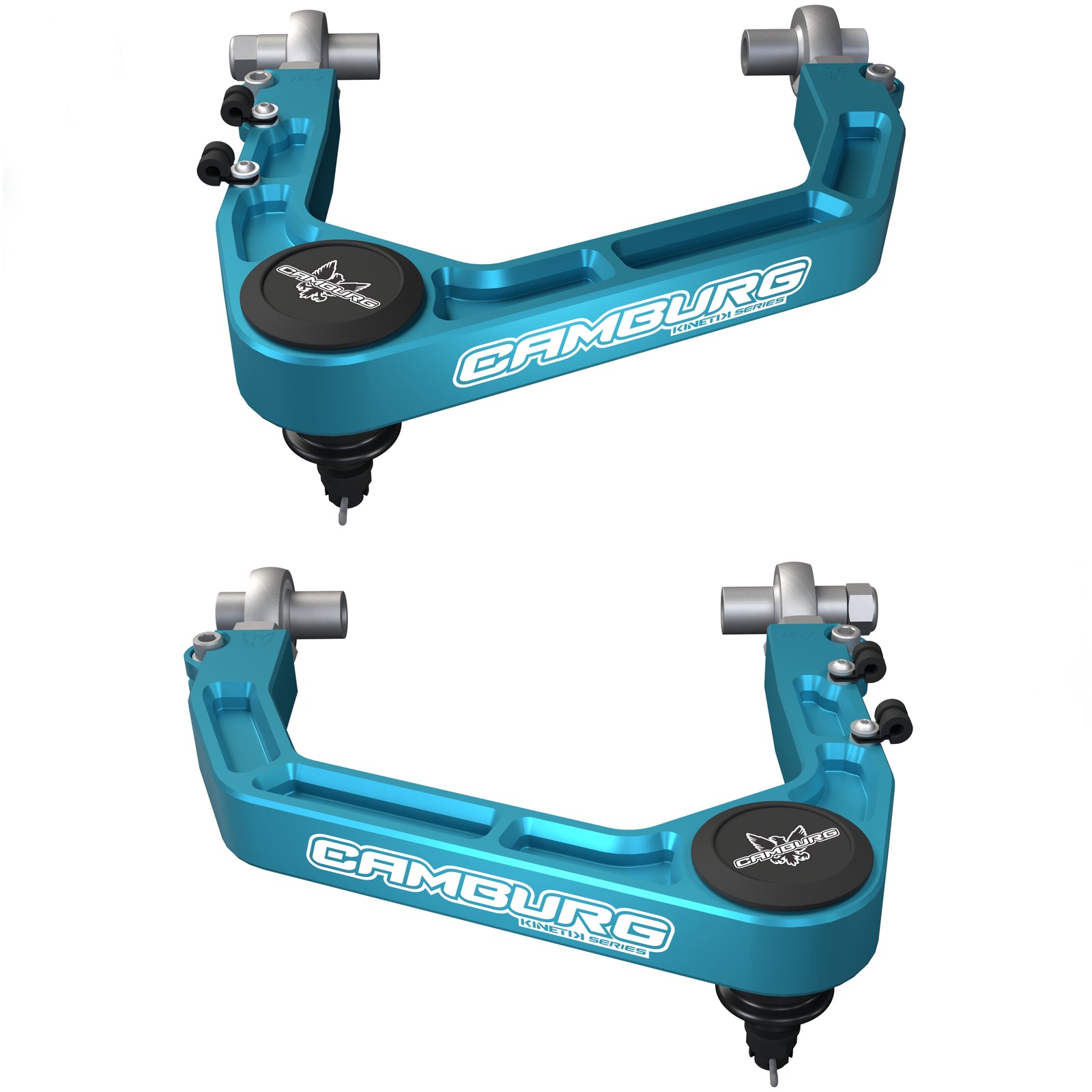 Camburg 07-21 Toyota Tundra / Sequoia 08-22 KINETIK Performance Billet X-Joint XL Upper Arms (Blue) - CAM-310188-BLU