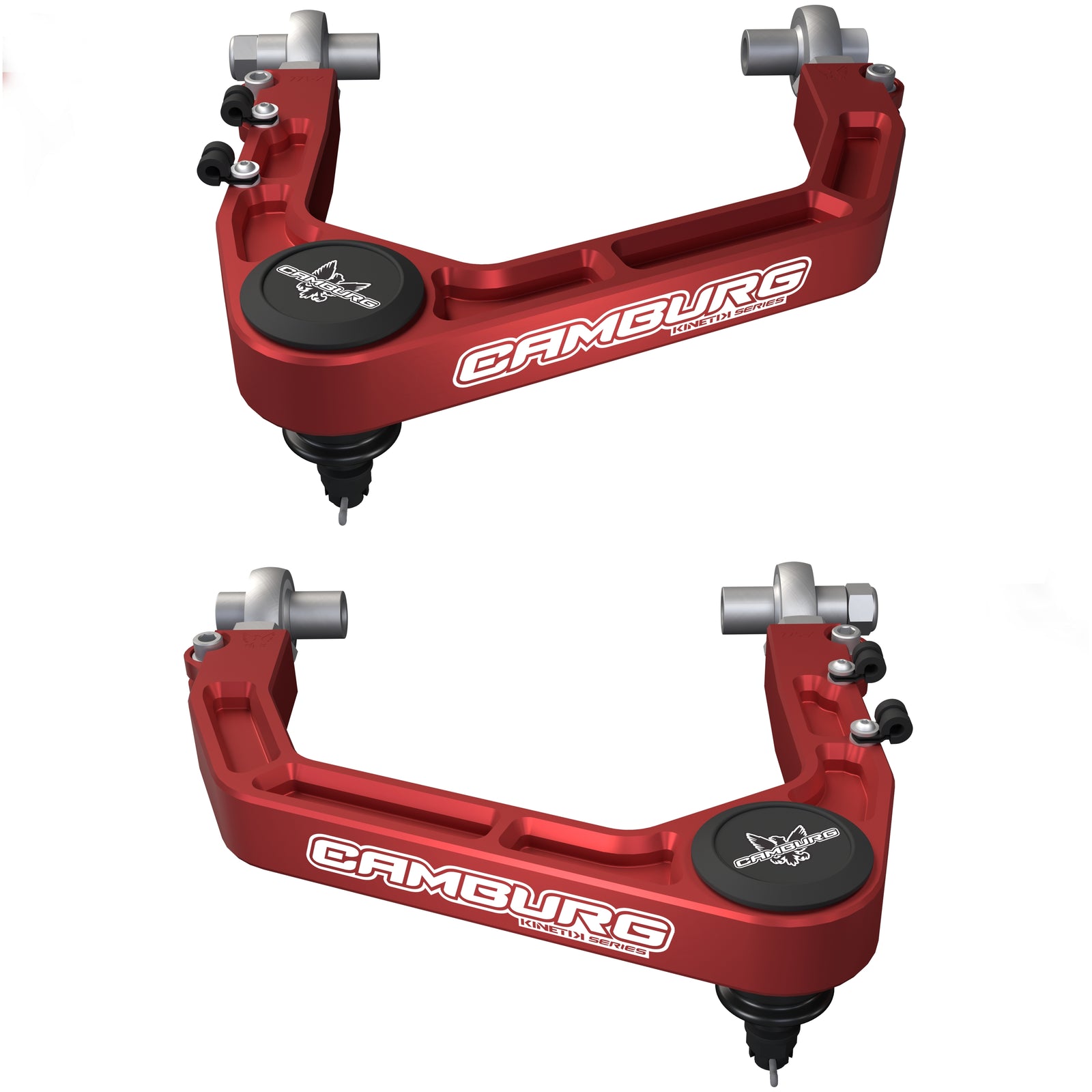 Camburg 07-21 Toyota Tundra / Sequoia 08-22 KINETIK Performance Billet X-Joint XL Upper Arms (Red) - CAM-310188-RED