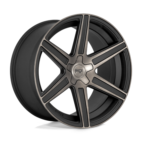 Niche 1PC M236 Carina 20X10.5 5X112 +40MM Matte Mach Double Dark Tint