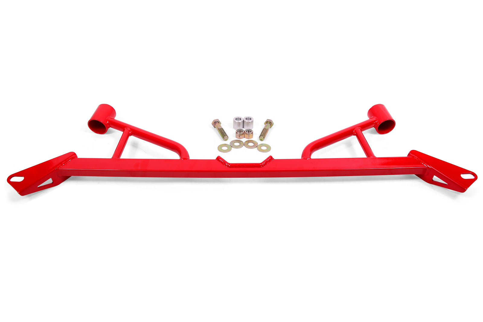 BMR 15-23 S550 Mustang Front 4-Point Subframe Chassis Brace - Red - CB006R
