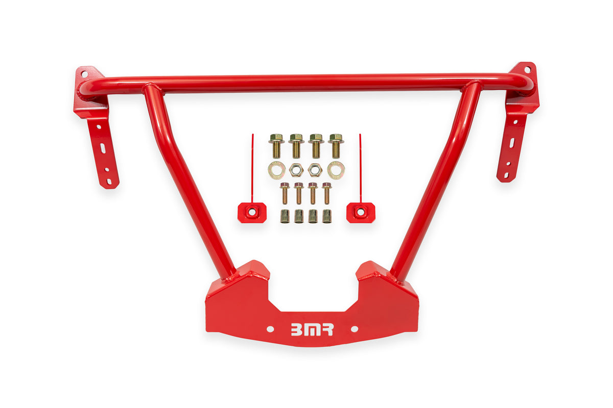 BMR 64-67 GM A-Body Bolt-On Front Reinforcement Chassis Brace - Red - CB400R