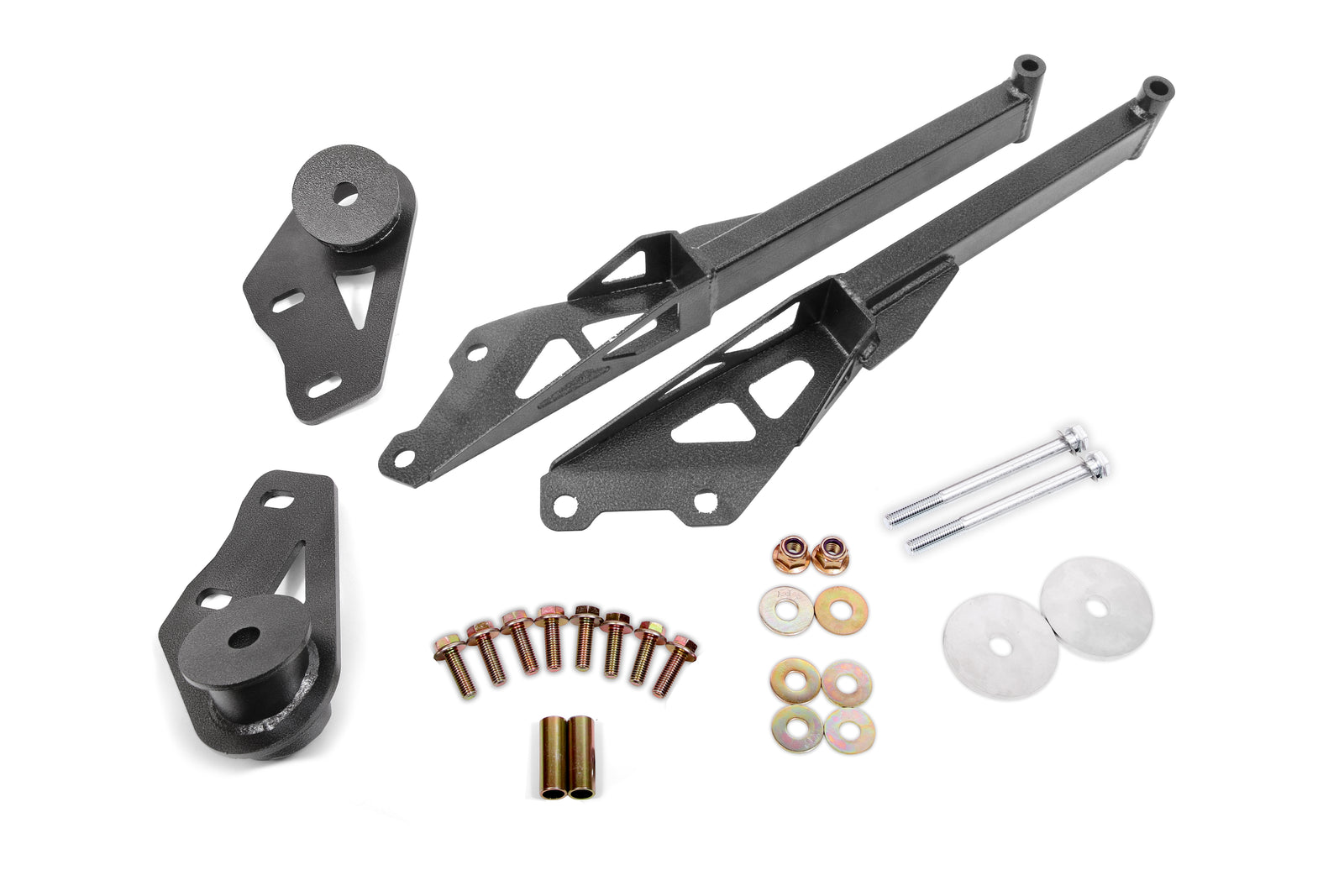 BMR 15-23 Ford Mustang S550 IRS Subframe Support Brace (Black Hammertone) - CB762H