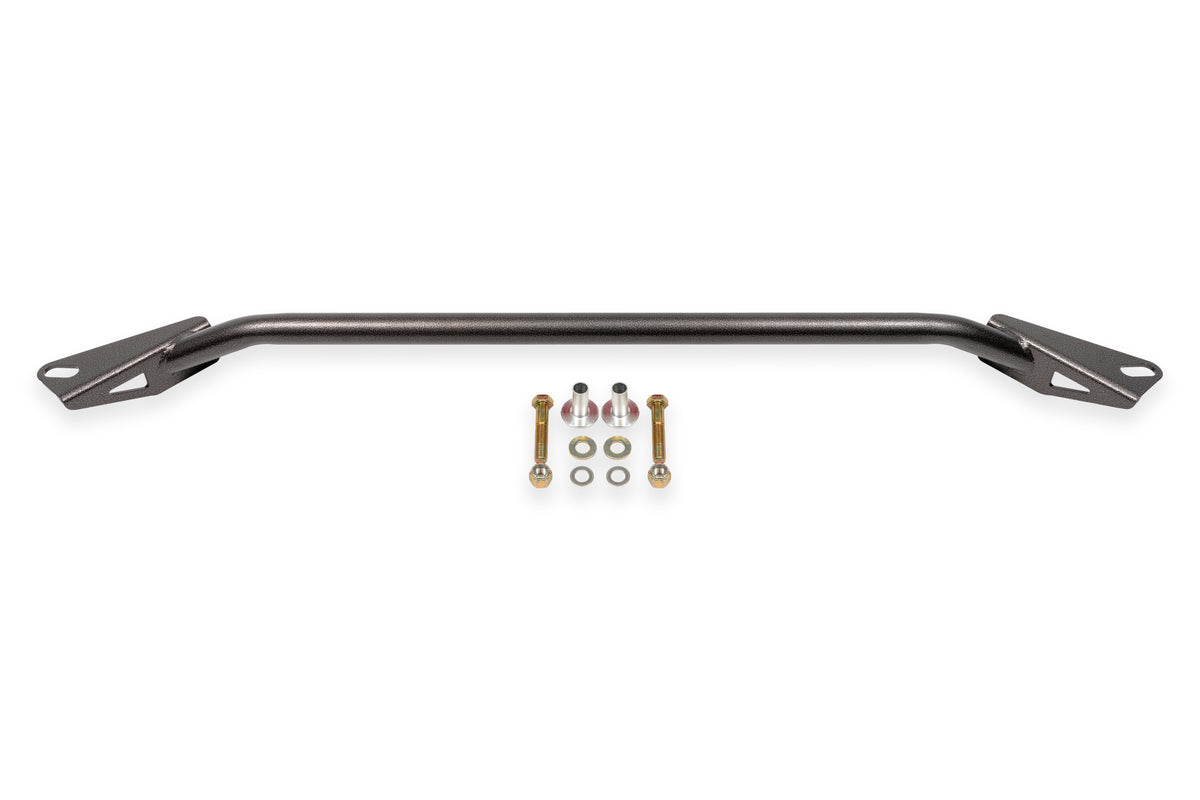 BMR 24-25 Ford Mustang S650 Chassis Brace Front Subframe 2-point - Black Hammertone - CB771H
