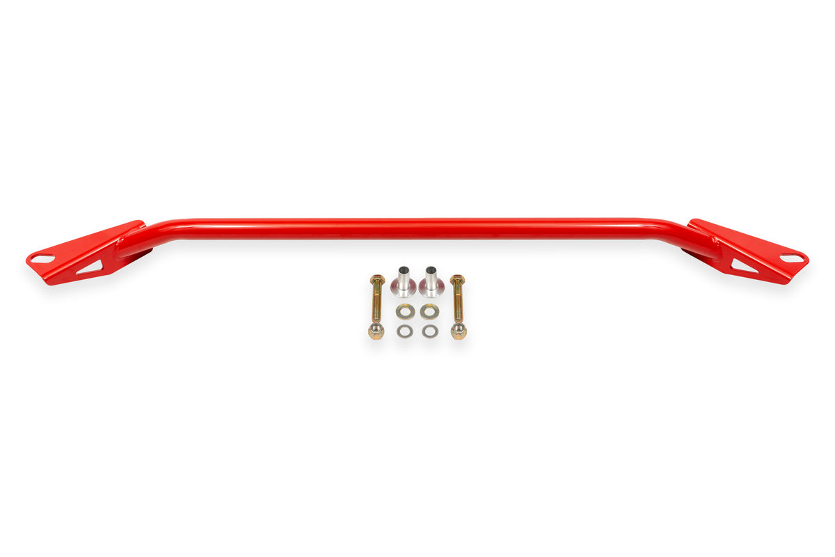 BMR 24-25 Ford Mustang S650 Chassis Brace Front Subframe 2-point - Red - CB771R