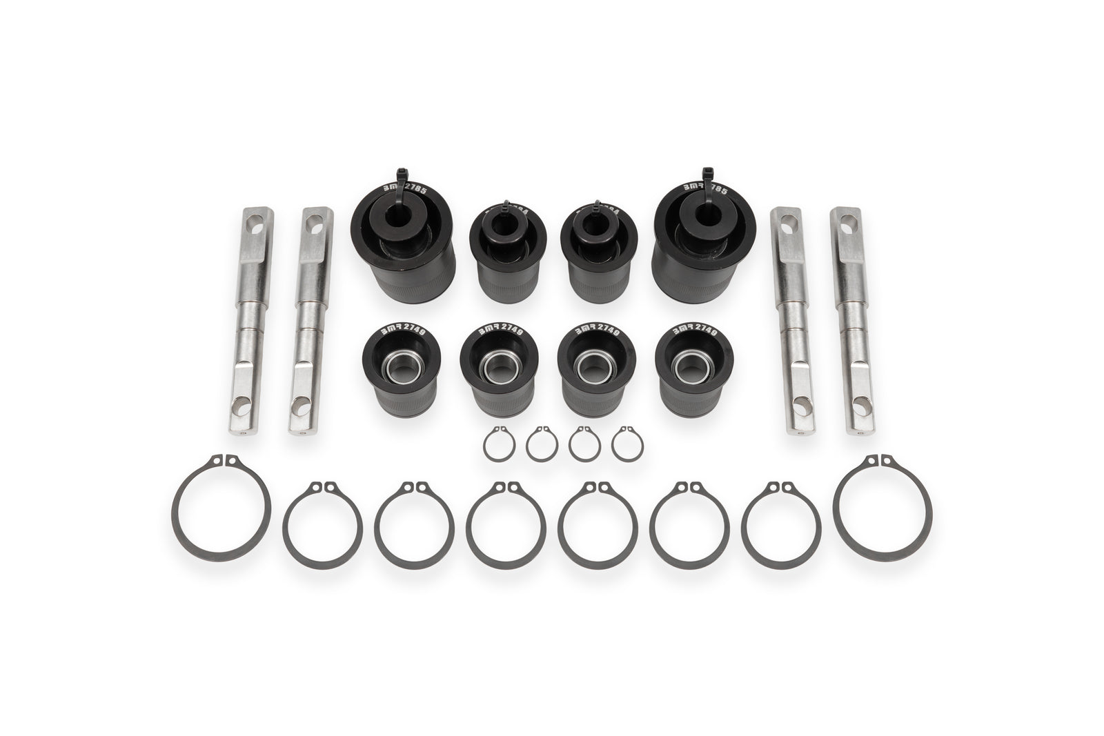 BMR 97-04 Chevrolet Corvette C5 / 05-13 C6 Front Upper & Lower Control Arms Bearing Kit - Black - CBK556
