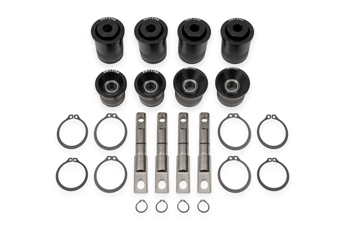 BMR 14-19 Chevrolet Corvette C7 Rear Upper & Lower Control Arm Bearing Kit - Black Anodized - CBK577