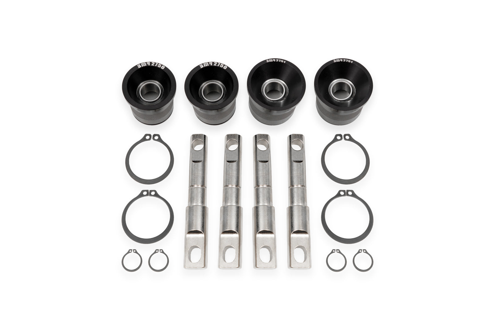 BMR 14-19 Chevrolet Corvette C7 Rear Upper Control Arm Bearing Kit - Black Anodized - CBK578