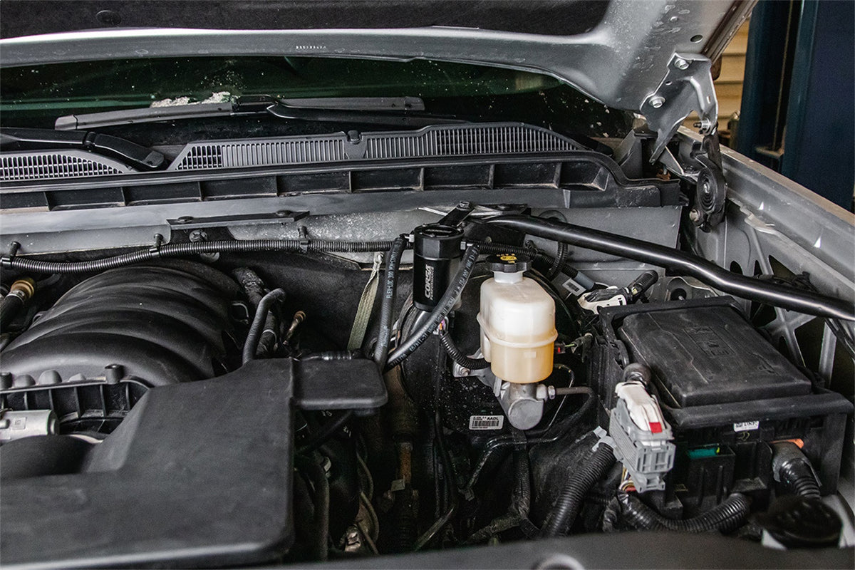 Corsa 14-19 GM Silverado/Sierra/Tahoe/Yukon/Suburban/Yukon XL/Escalade (5.3L V8) Catch Can - CC0001