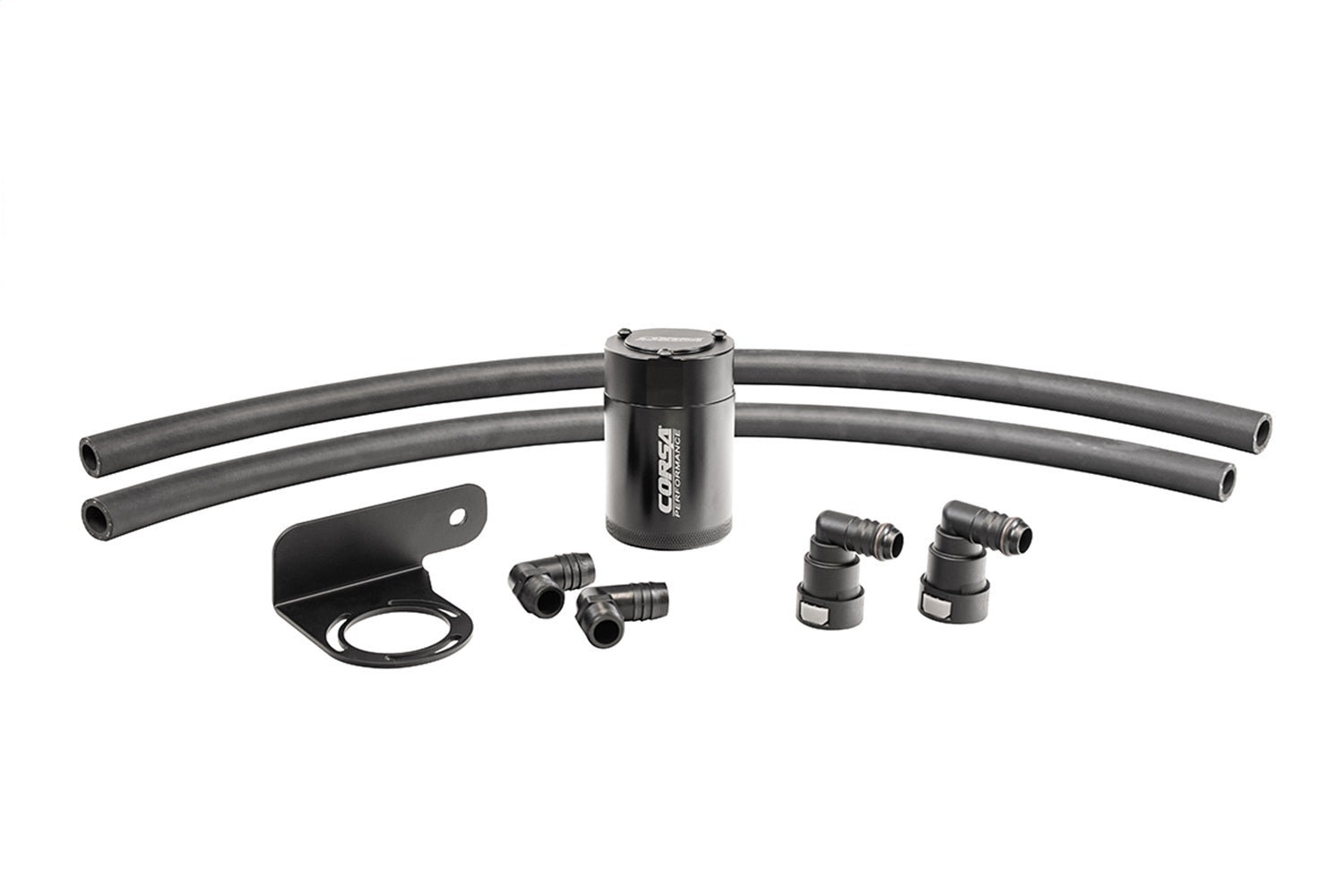 Corsa 11-22 Ford F-150 3.5L Turbo (Auto) Corsa Aluminum Oil Catch Can w/Mounting Bracket - CC0010