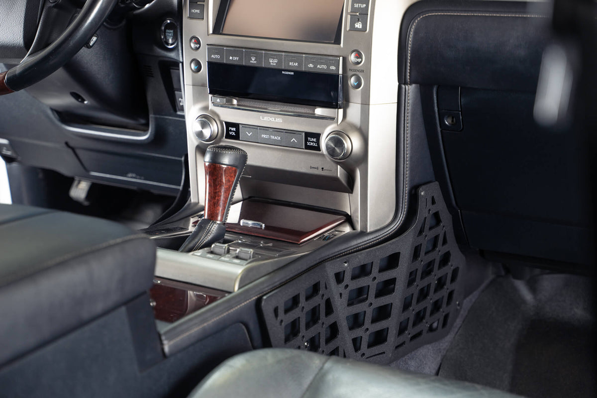 DV8 Offroad - Lexus GX 460 Center Console Molle Panels & Digital Device Bridge - CCGX-02
