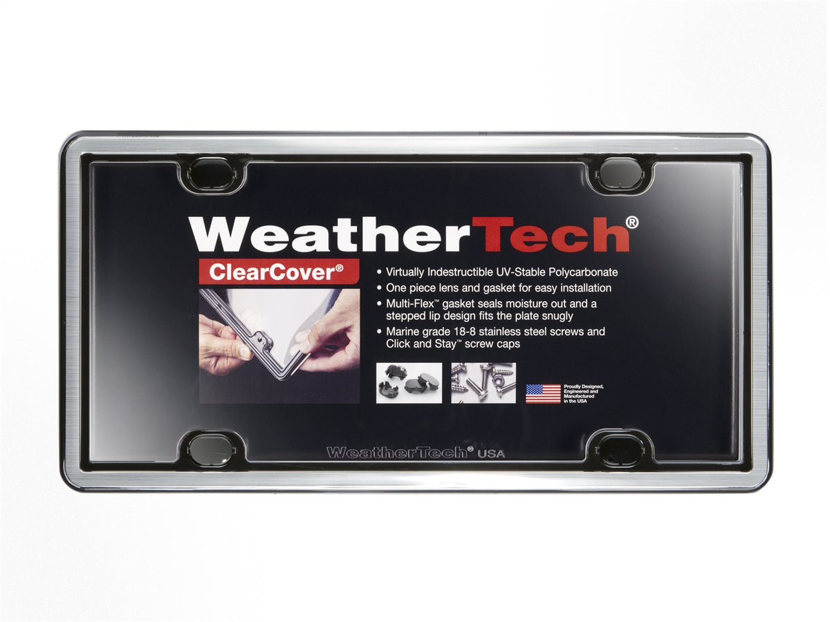 Weathertech - ClearCover® - Brushed Stainless/Black - 60027