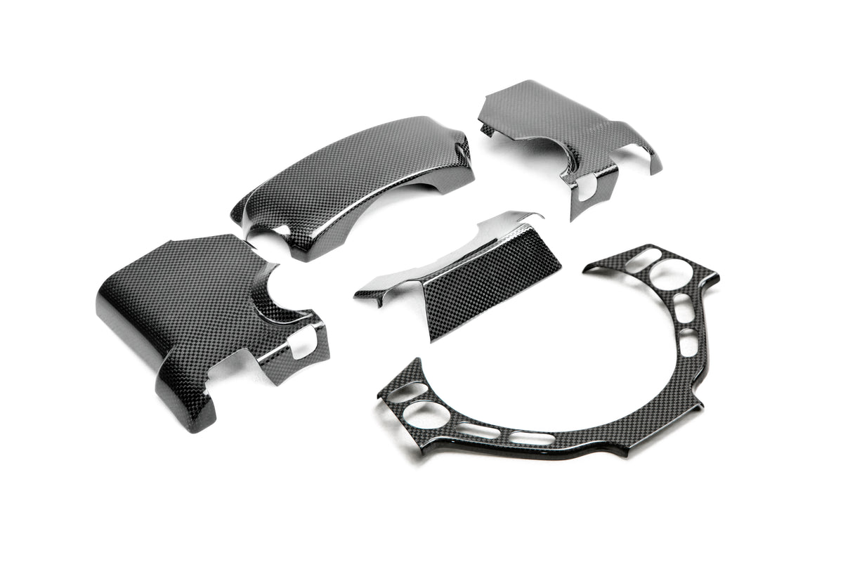 Seibon 09-14 Nissan GTR Carbon Fiber Steering Column Surround Trim - CFI0910NSGTR-G