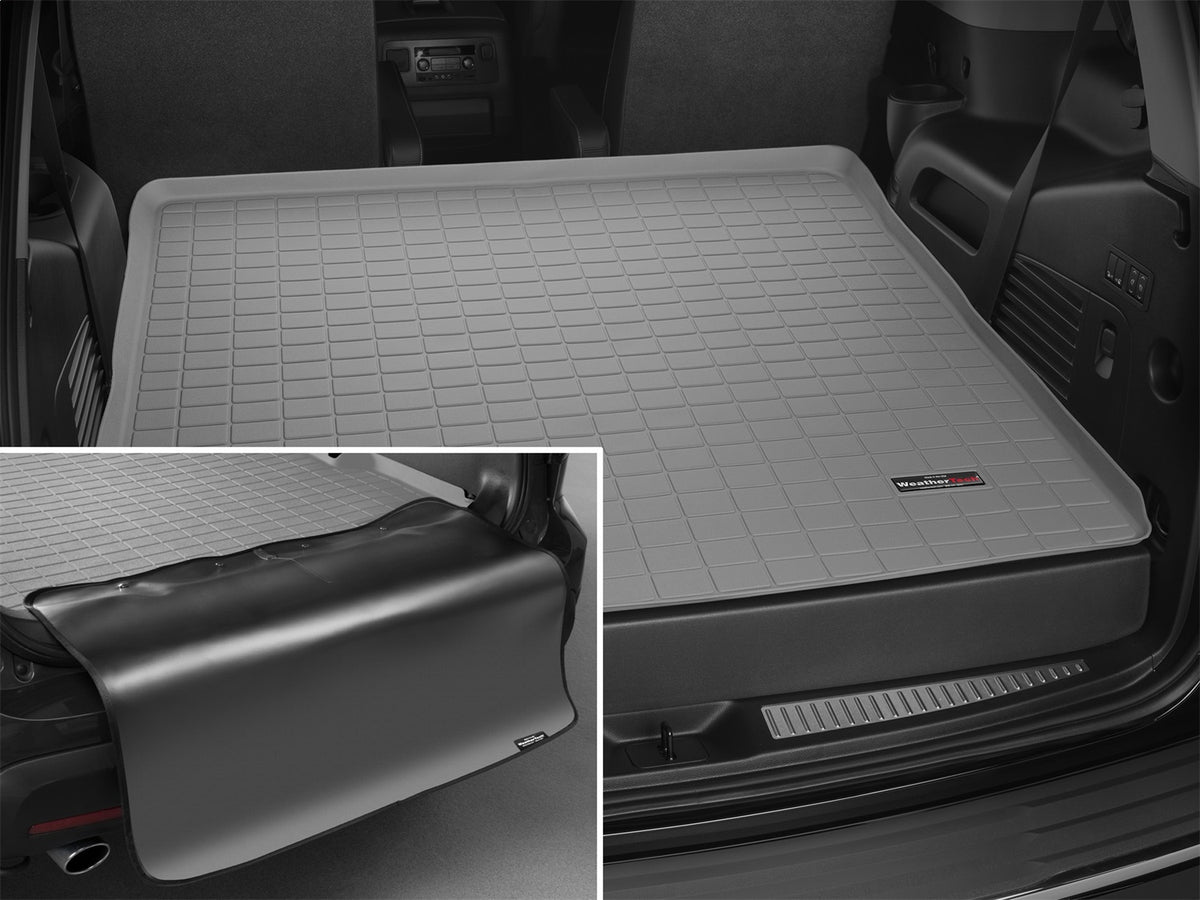 Weathertech - Cargo Liner w/Bumper Protector - Gray Behind 2nd Row Seating - 42710SK