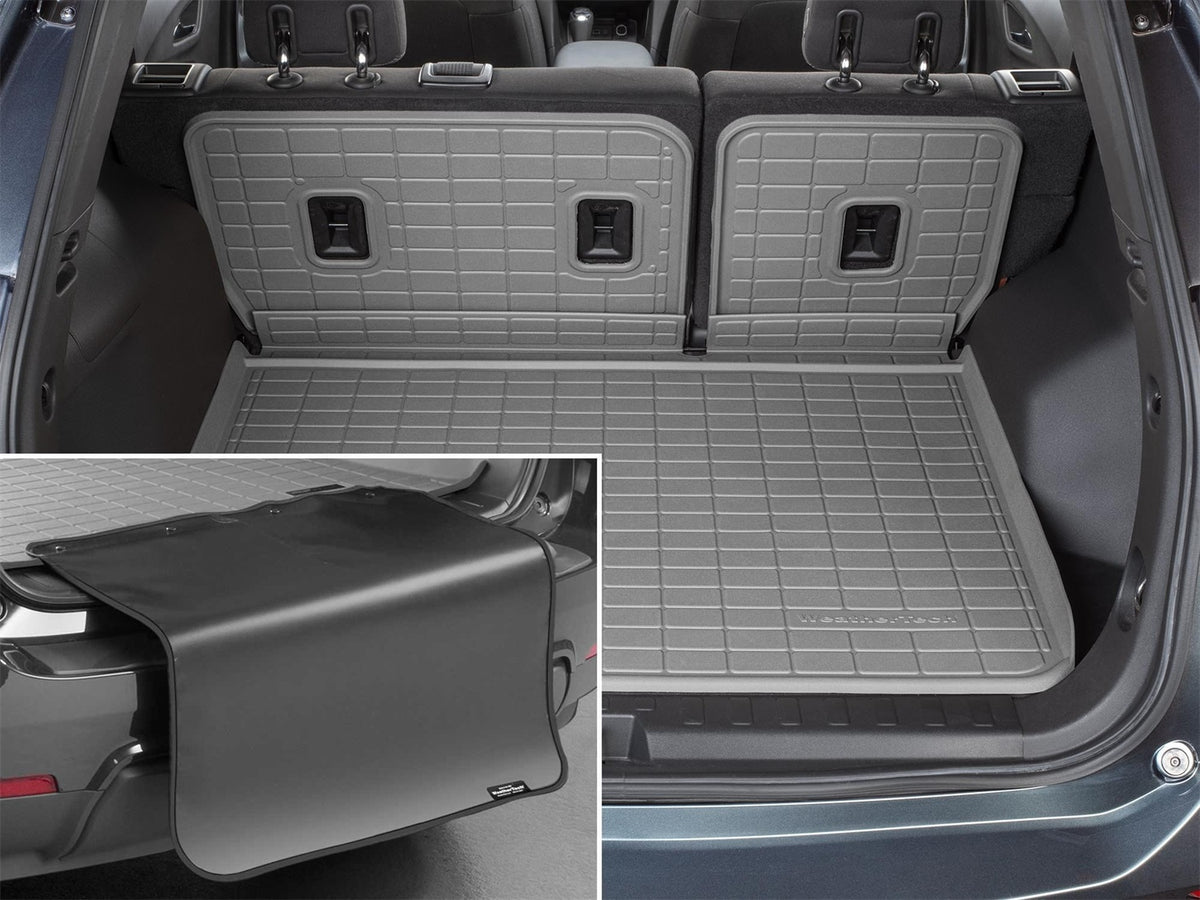 Weathertech - SeatBack Cargo Liner HP w/Bumper Protector - Gray Behind 2nd Row Seating 18-24 Equinox / 18-24 Terrain - 4