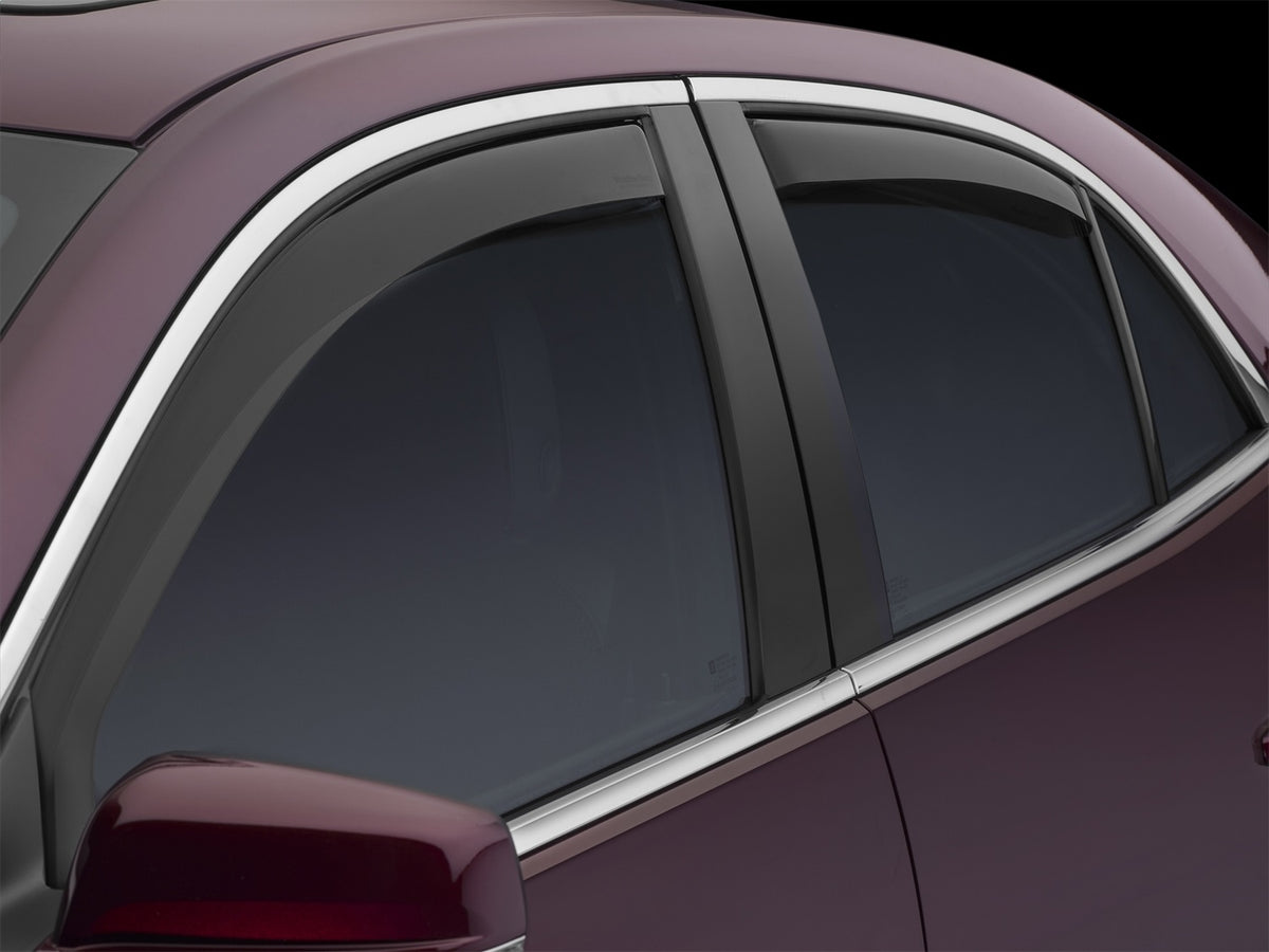 Weathertech - Side Window Deflector Set - Front And Rear Dark Tint 13-16 Chevrolet Malibu - 82730