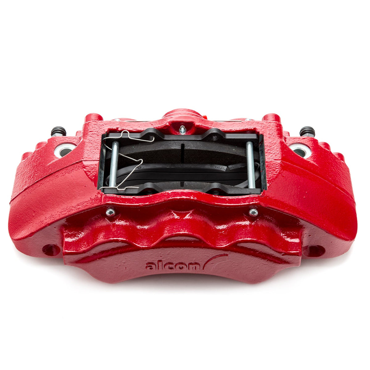 Alcon 2021+ RAM TRX 376x42mm 1-Piece Rotors 6-Piston Calipers Front Brake Upgrade Kit - Red - BKF1559AX95