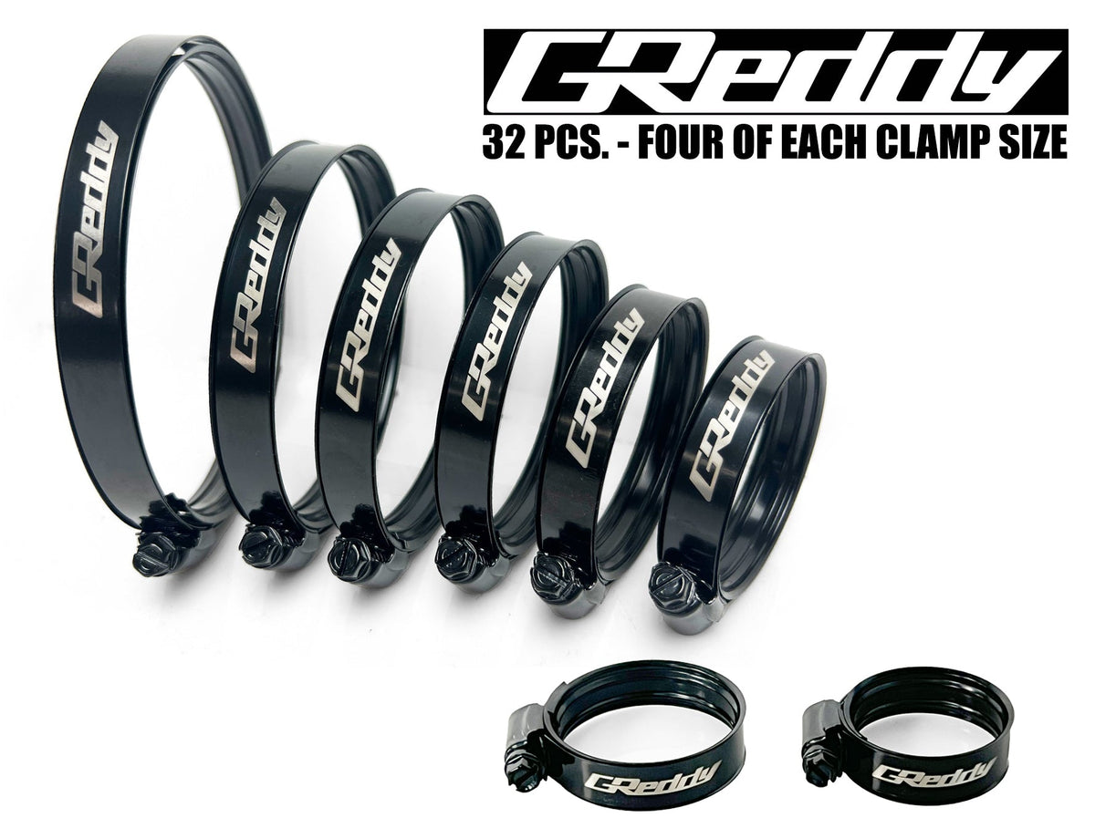 GReddy - GReddy Dual-Bead Boost Clamp(s) - Black - 22400065