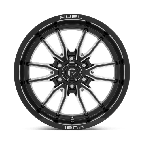Fuel Off-Road D761 18X9 Gloss Black Milled 6x135 -12mm