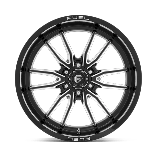 Fuel Off-Road Aluminum Wheels 22X10 Clash D761 Gloss Black Milled