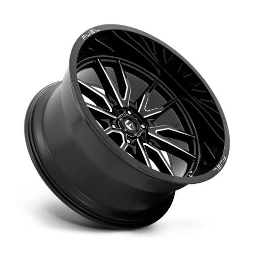 Fuel Off-Road D761 24X12 Gloss Black Milled 6x139.7 -44mm