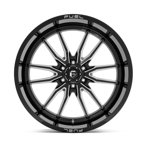 Fuel Off-Road D761 24X12 Gloss Black Milled 6x139.7 -44mm