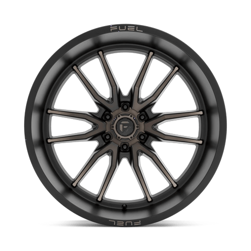 Fuel Off-Road Aluminum Wheels 24X12 Clash D762 Matte Black Double Dark Tint