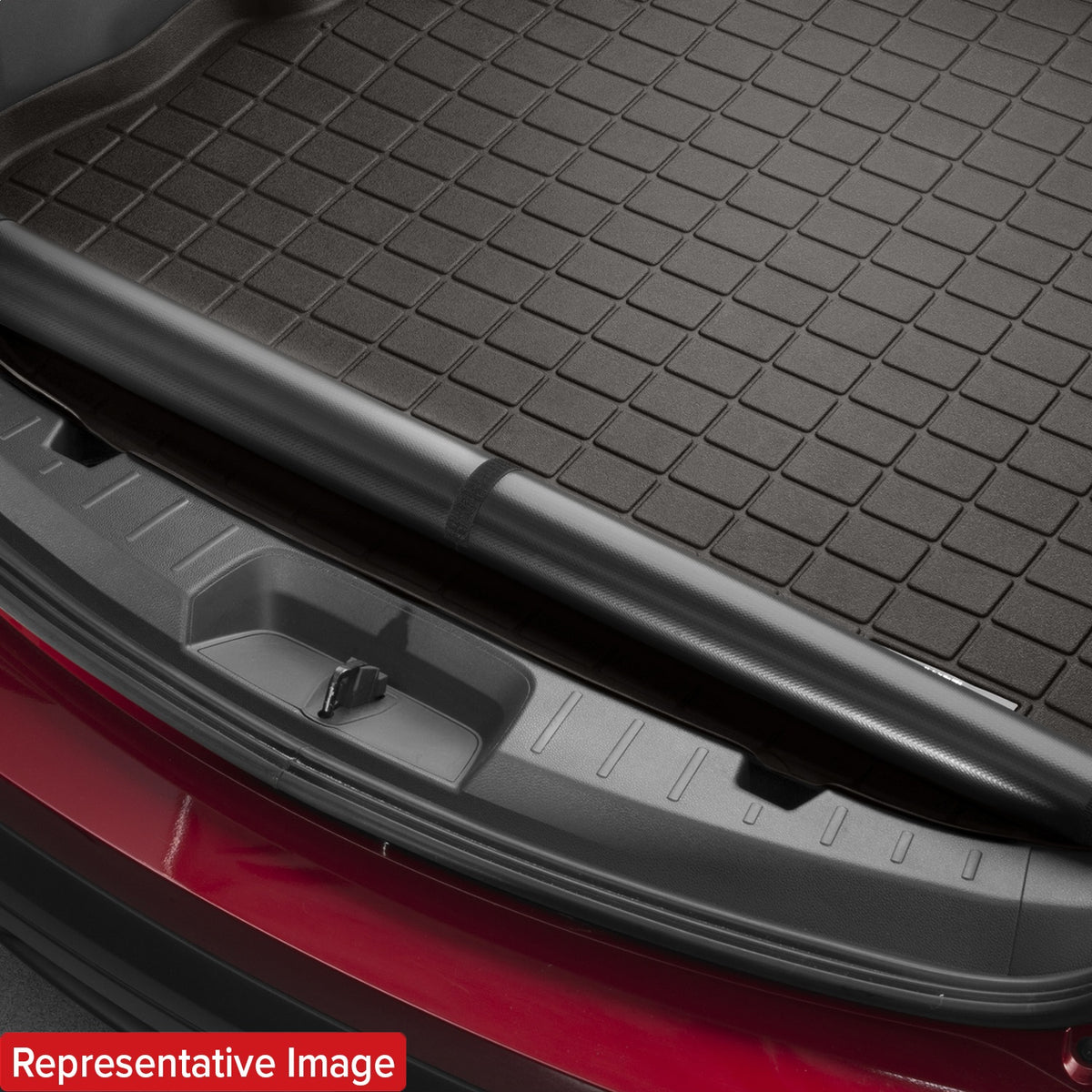 Weathertech - SeatBack Cargo Liner HP w/Bumper Protector - Cocoa Behind 2nd Row Seating 20-26 Explorer - 431510IMSK