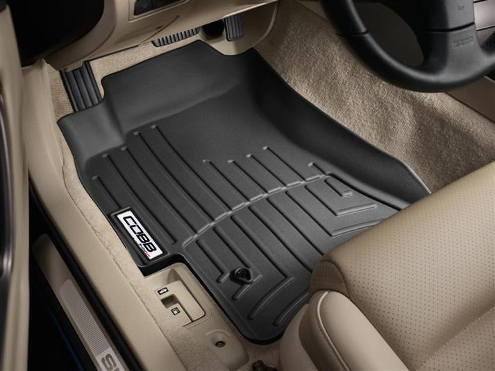 COBB 05-09 Subaru LGT / OBXT Front FloorLiner by WeatherTech - Black - WT440831