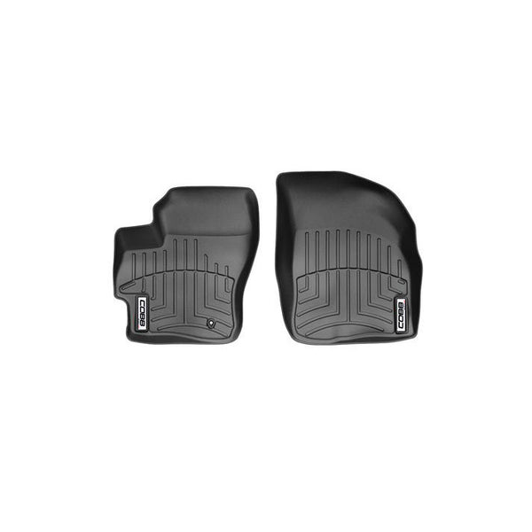 COBB 07-09 Mazdaspeed3 Front FloorLiner by WeatherTech - Black - WT441471 for 2007-2009 Mazda MazdaSpeed3 - front view